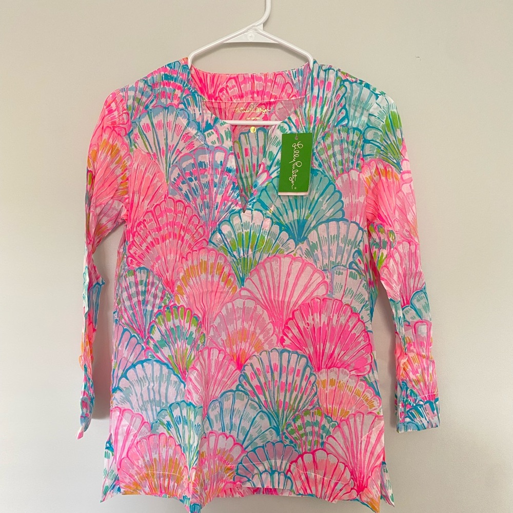 Lilly Pulitzer Oh Shello Amelia Island Tunic NWT!